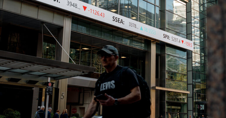 Europeans Show Less Stock Market Panic as Tariffs Cause Turmoil