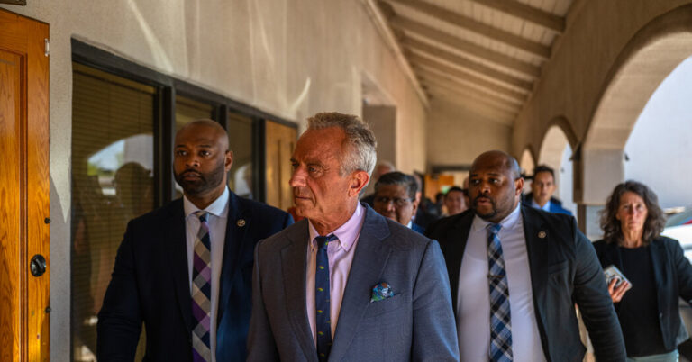 Amid Tension Around H.H.S. Cuts, Kennedy Meets With Tribal Leader