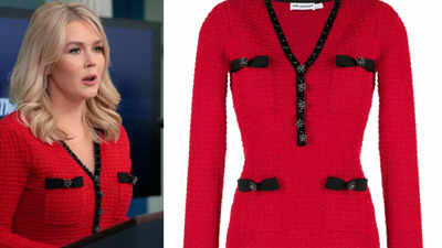 Couture and controversy: Karoline Leavitt’s ‘Made in China’ dress sparks a diplomatic row