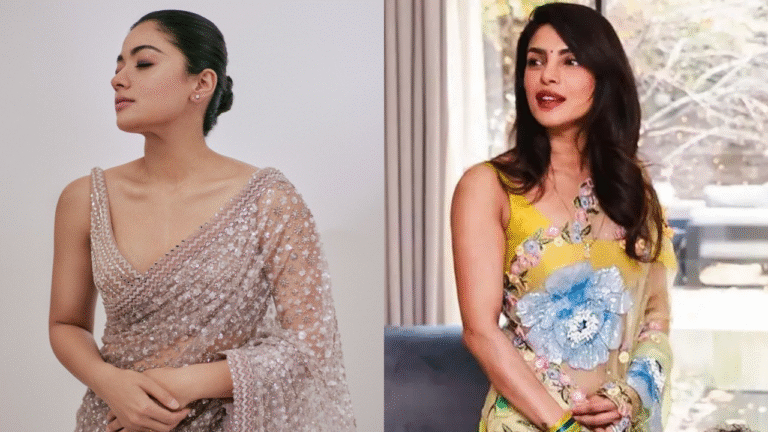 Sheer sarees make a chic comeback