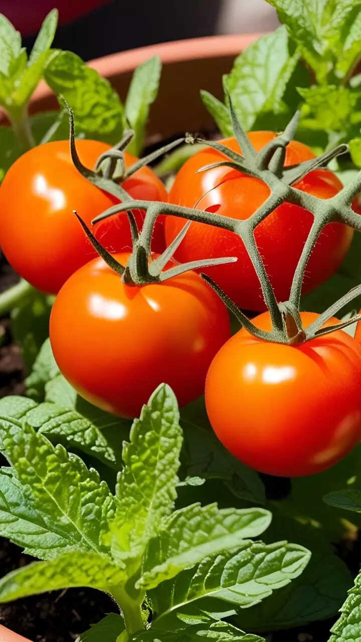 How to grow Mint and Cherry tomatoes in the same pot