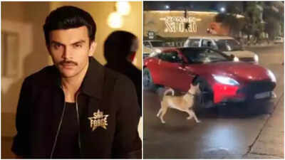 Veer Pahariya’s luxury car worth ₹3.79 crore is chased by a stray dog, the internet finds it hilarious as they drop comments – WATCH VIDEO