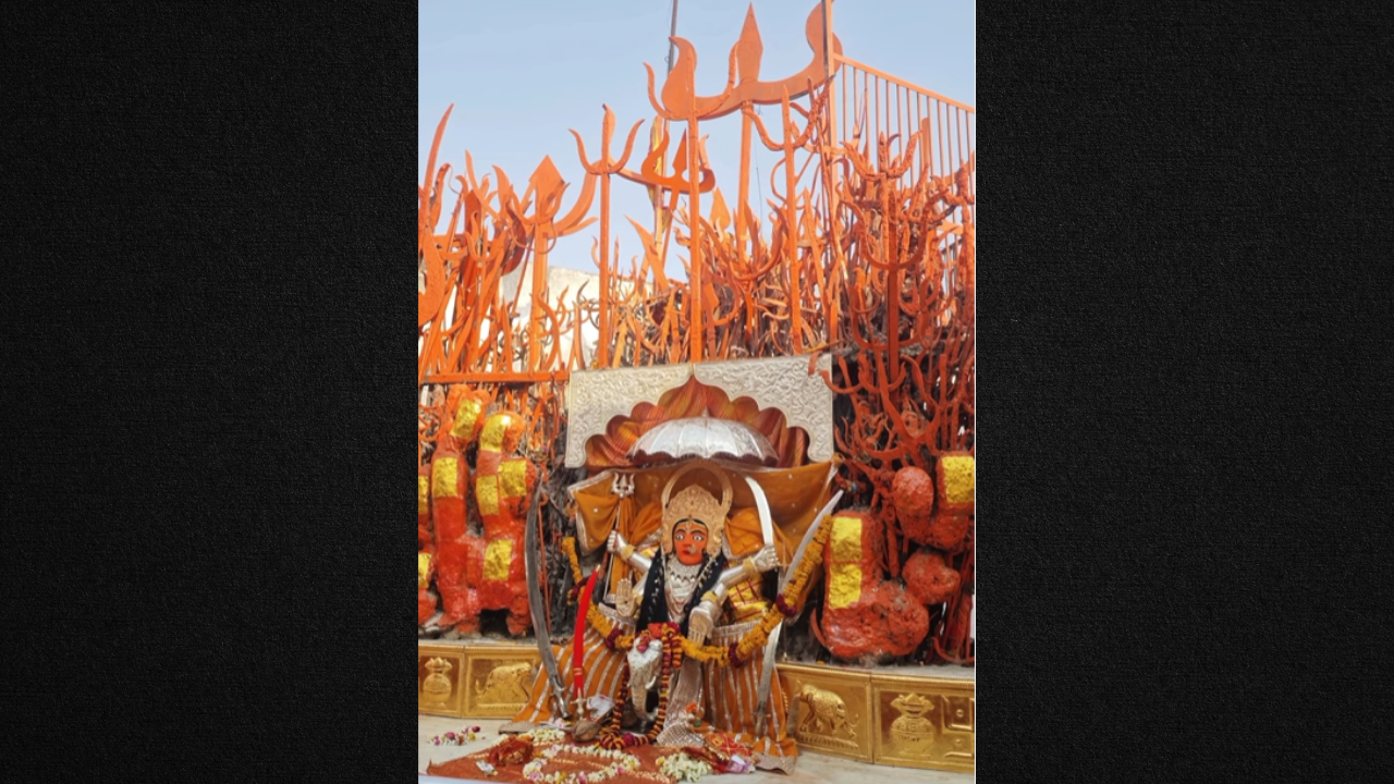 In this temple fire starts by itself & everything is burned down