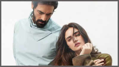 Arjun Rampal and Gabriella Demetriades REACT playfully to viral post saying ‘no way he pulled a 10/10 baddie like her’ |