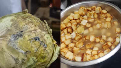 Rotten and fungal-infected cabbage and beetroot, rat faeces, and expired bread found at three Telangana restaurants