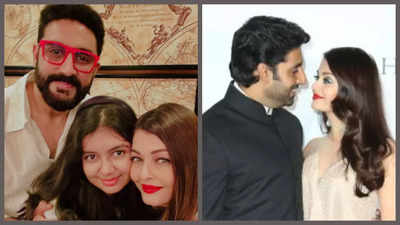 Aishwarya Rai and Abhishek Bachchan pose with daughter Aaradhya in NEW photo on their 18th wedding anniversary; fan says, ‘Finally sab thik ho gaya…’ |