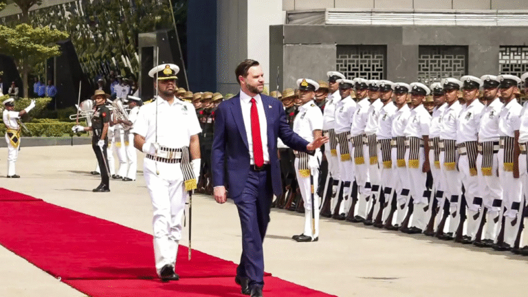 Photos: JD Vance kicks off first India visit as US Vice President, family joins in warm welcome