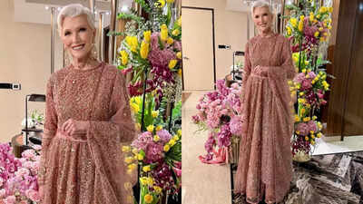 Elon Musk’s mother Maye Musk celebrated 77th birthday in Mumbai wearing a Sabyasachi masterpiece |