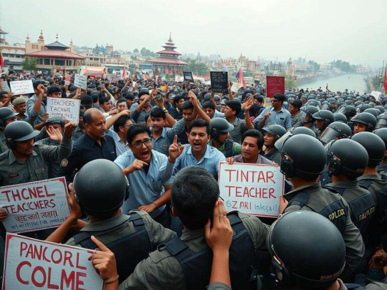 Teachers protesting for education reforms clash with police, ET Education