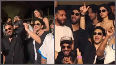 Khushi Kapoor and rumored boyfriend Vedang Raina enjoy a sweet moment together as they vibe to Ranbir Kapoor’s ‘Tujhe Bhula Diya’ in viral video – WATCH |