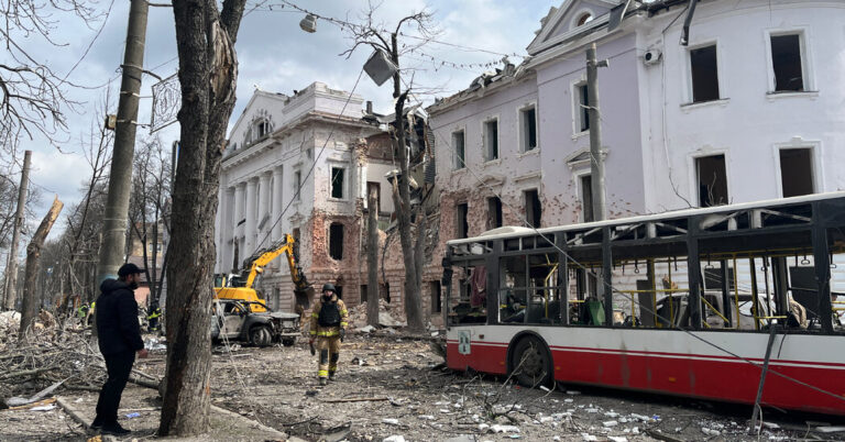 Russian Attack on Sumy in Ukraine Kills and Wounds Dozens