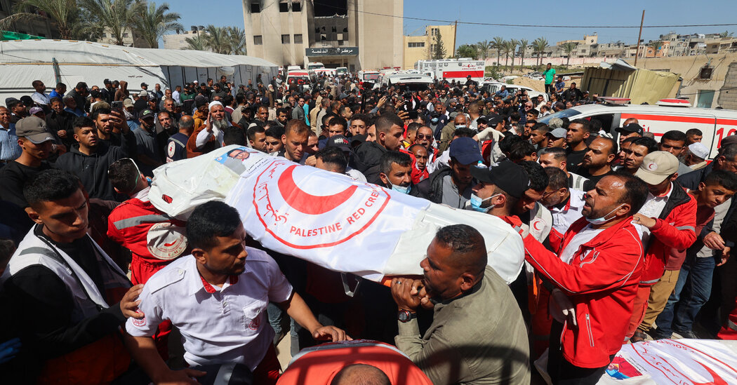 Autopsies of Slain Gaza Medics Show Some Were Shot in the Head
