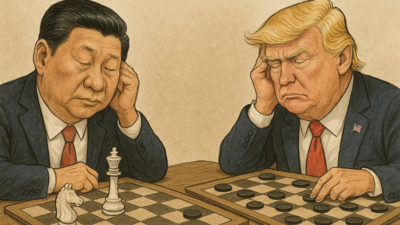 Chess v checkers: US and China blunder into stalemate