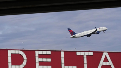Watch: Delta Air Line passengers hold up plane’s ceiling after it ‘caves in’