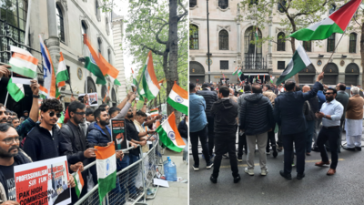 Bharat Mata Ki Jai drowns Pakistan Zindabad in London