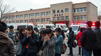 Student stabs at least four in South Korean high school attack