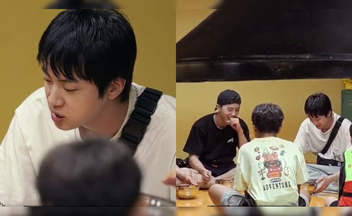 BTS Star Jin Goes Desi, Eats Curry-Rice In Indian Style. Watch
