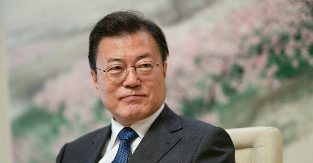 Ex-President Moon of South Korea Is Indicted on Bribery Charge