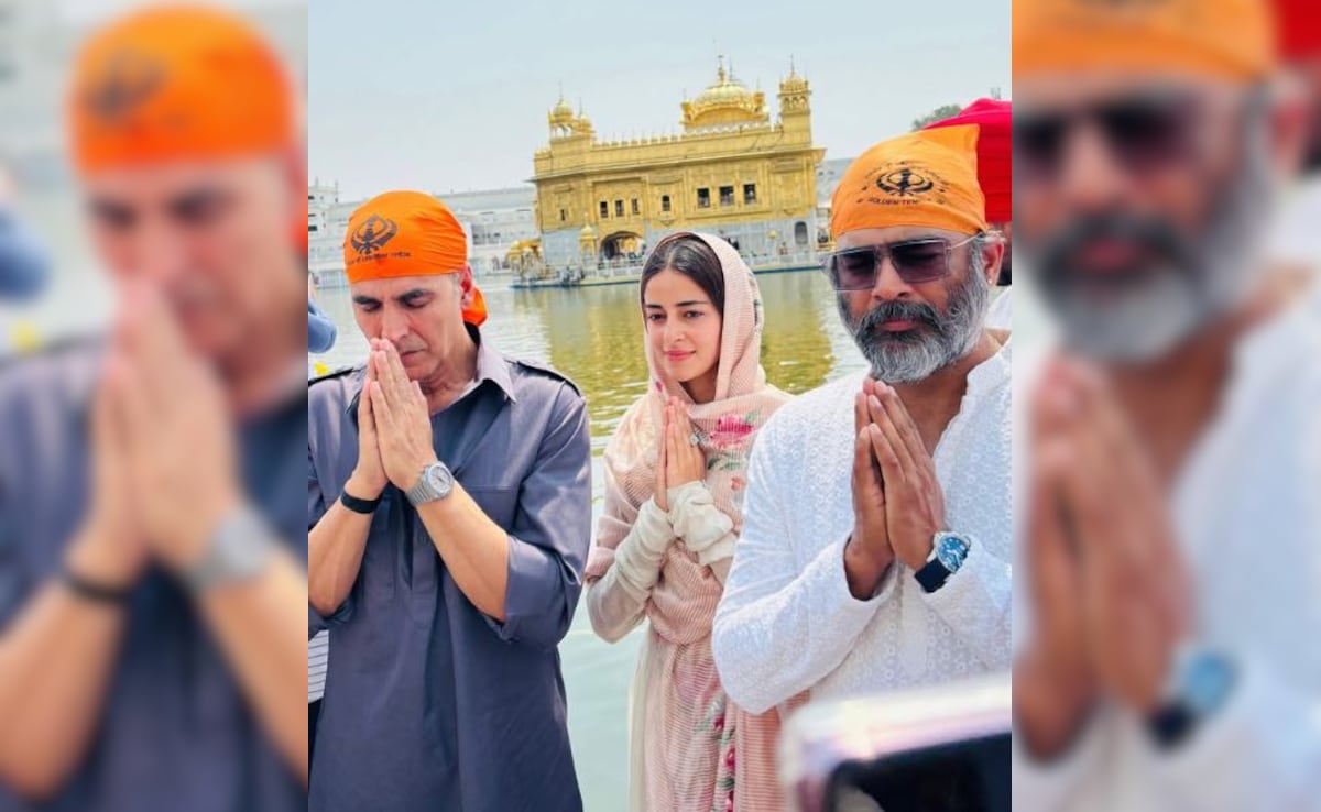 Akshay Kumar, R Madhavan And Ananya Panday Visit Golden Temple. See Pic