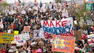 50501 protest against Trump today: List of cities hosting ‘Hands off April 19’ this weekend