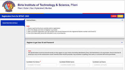 BITSAT 2025 registration deadline extended to April 24; check details here