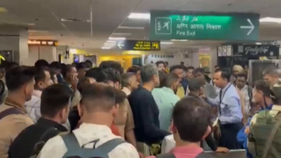 Chaos at Jammu airport as multiple flights cancelled due to bad weather | India News