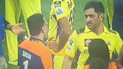 MS Dhoni’s chat with LSG owner Sanjiv Goenka sets social media on fire | Cricket News