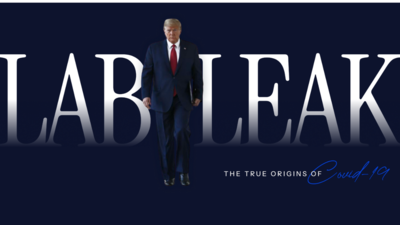 What is covid ‘lab leak’ theory according to trump’s new website?