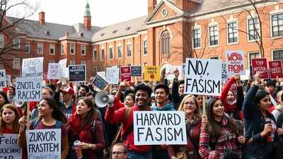 Protesters accuse Harvard of complicity with Trump over pro-Palestine censorship