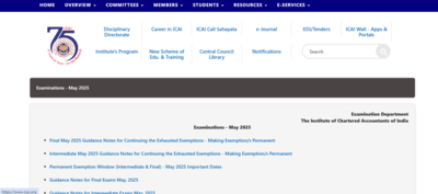 ICAI CA admit card 2025 Date: Check steps to download Foundation, Inter and Final hall tickets |