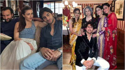 Ibrahim Ali Khan gets family support amid debut flak, Saba Ali Khan shares unseen pics with Saif Ali Khan, Soha Ali Khan, Sharmila Tagore and Sara Ali Khan | Hindi Movie News