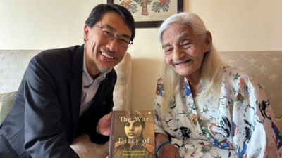 Keiichi Ono, Japan’s ambassador met 95-year-old freedom fighter Asha Sahay Choudhry