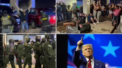 Massive immigration raid in Colorado: US police smash nightclub window to arrest over 100; videos go viral, Trump celebrates victory