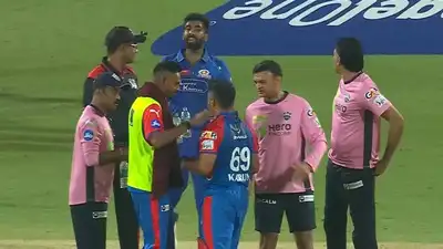 WATCH: Jasprit Bumrah, Karun Nair have heated exchange during DC vs MI, Rohit Sharma brings out laughs | Cricket News