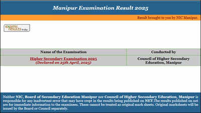 COHSEM Manipur announces record-breaking 12th HS result 2025 with 94% pass rate; check toppers, pass percentages, and direct link here