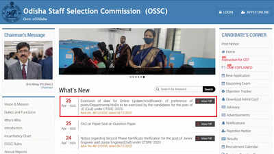 OSSC extends JE preference update deadline to April 30 due to technical issues