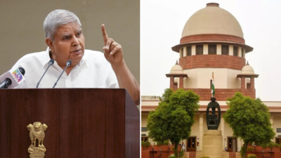 Supreme Court or ‘Super Parliament’? VP Dhankhar flags judiciary ‘overreach’ | India News
