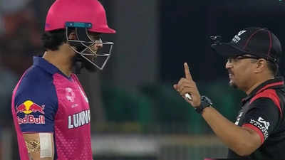 Riyan Parag argues with umpire after bat fails gauge test during DC vs RR clash in IPL 2025 – WATCH | Cricket News