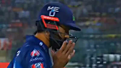 Pakistan captain Mohammad Rizwan loses cool, throws helmet after dismissal – WATCH | Cricket News