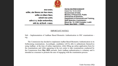SSC releases important notice regarding registration and exam schedule: Check key details here