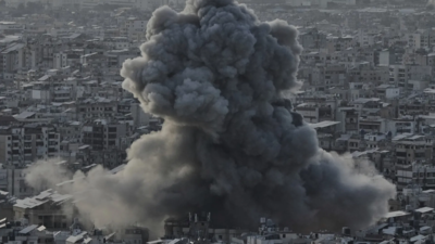 Israel hits Hezbollah site in Beirut after warning residents to flee