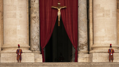 Bells toll as Pope Francis’ body is transferred to St. Peter’s Basilica for 3 days of public viewing
