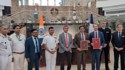 India, France sign Rs 63,000 crore mega deal to buy 26 Rafale Marine aircraft | India News