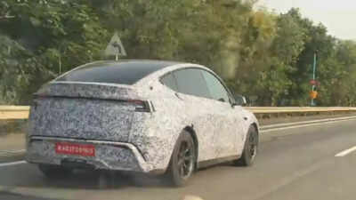Tesla on Indian roads! 2025 Model Y spotted testing near Mumbai: Launch soon?