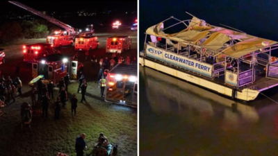 Florida Boat Crash: Florida hit-and-run ferry crash: Mass casualty reported as boat collides near Clearwater, authorities hunt fleeing vessel | World News