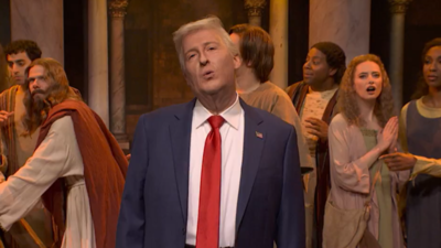 Saturday Night Live: ‘Stock market did a Jesus’: SNL roasts Donald Trump’s tariff chaos in Easter special