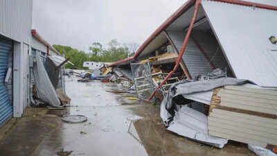 Three dead as tornadoes and floods strike Texas and Oklahoma on Easter