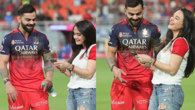Virat Kohli and Preity Zinta share heartwarming moment after RCB’s victory | Cricket News