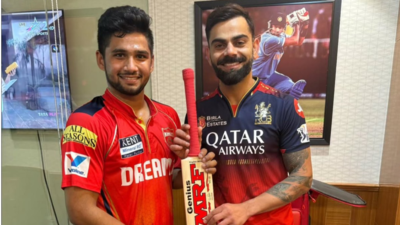 ‘A million thanks…’: Virat Kohli gifts a bat to Punjab Kings youngster | Cricket News