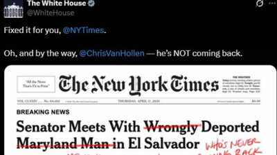 Who’s in charge of the White House X account? Social media asks after it ‘corrects’ NYT headline